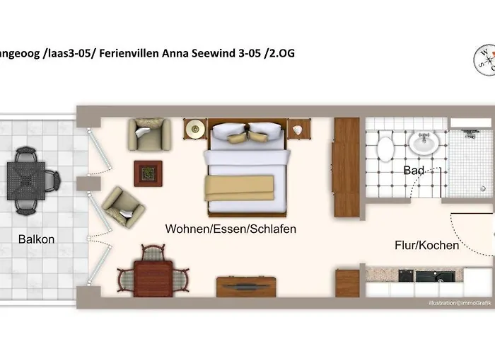 Apartmentvilla Anna Apartmentvilla Anna 3-05 アパート *